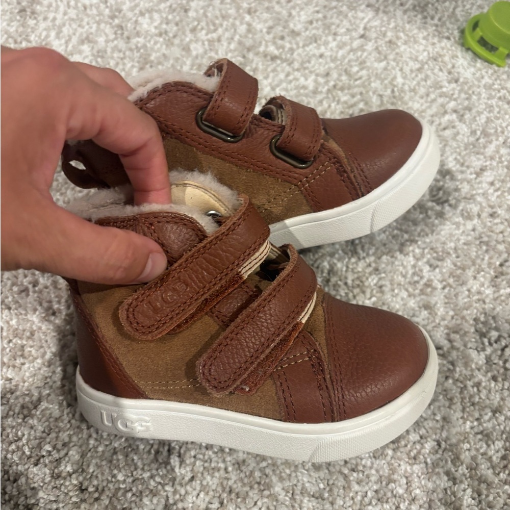 UGG Tan and Brown Kids Boots